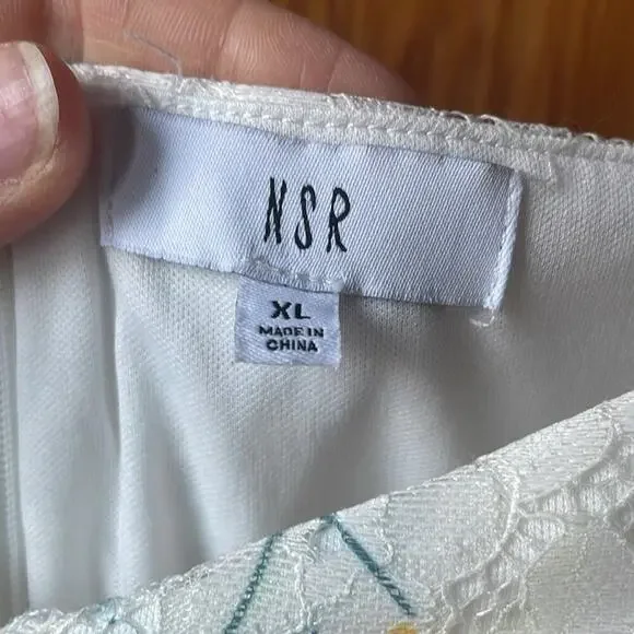 NSR Yellow Floral Spaghetti Strap Dress - Picture 4 of 10